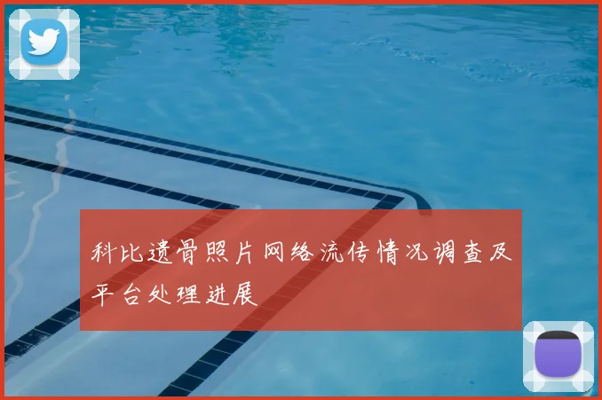 科比遗骨照片网络流传情况调查及平台处理进展